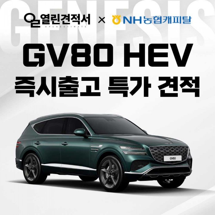 GV80 HEV 즉시출고 특가