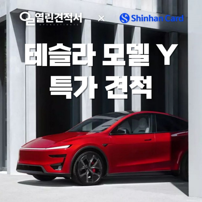테슬라 모델Y RWD 장기렌트 특가