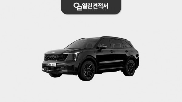 기아 쏘렌토 장기렌트 27년형 48개월 가솔린 2.5 터보 블랙 에디션 2WD 5인승